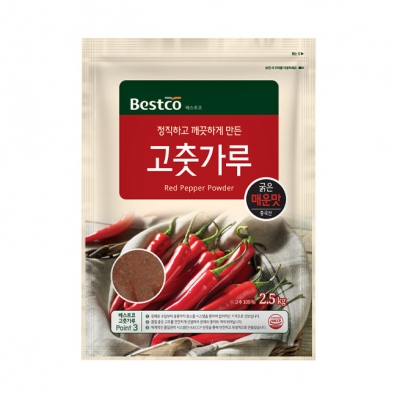 베스트코 고춧가루 2.5kg (굵은 매운맛)
